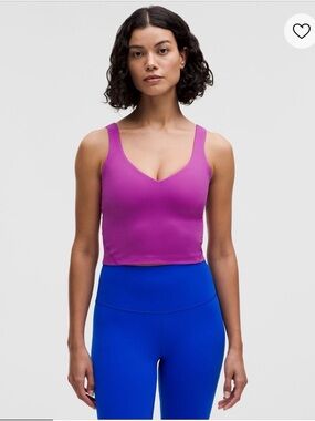 Lululemon NWT Sz 4 Align Tank Vivid Plum